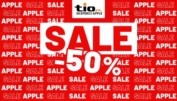 SALE Wyprzedaż -50% na wybrane produkty i akcesoria! Rzeszów TiO Apple