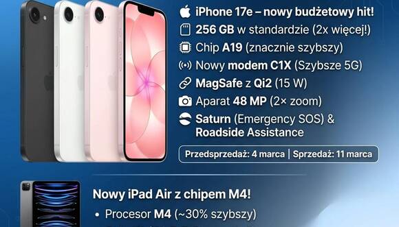 iPhone 17e - nowy budżetowy hit od Apple