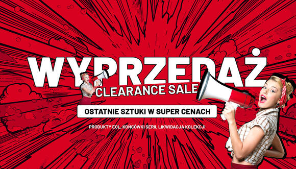 WYPRZEDAŻ OSTATNICH SZTUK ! CLEARANCE SALE
