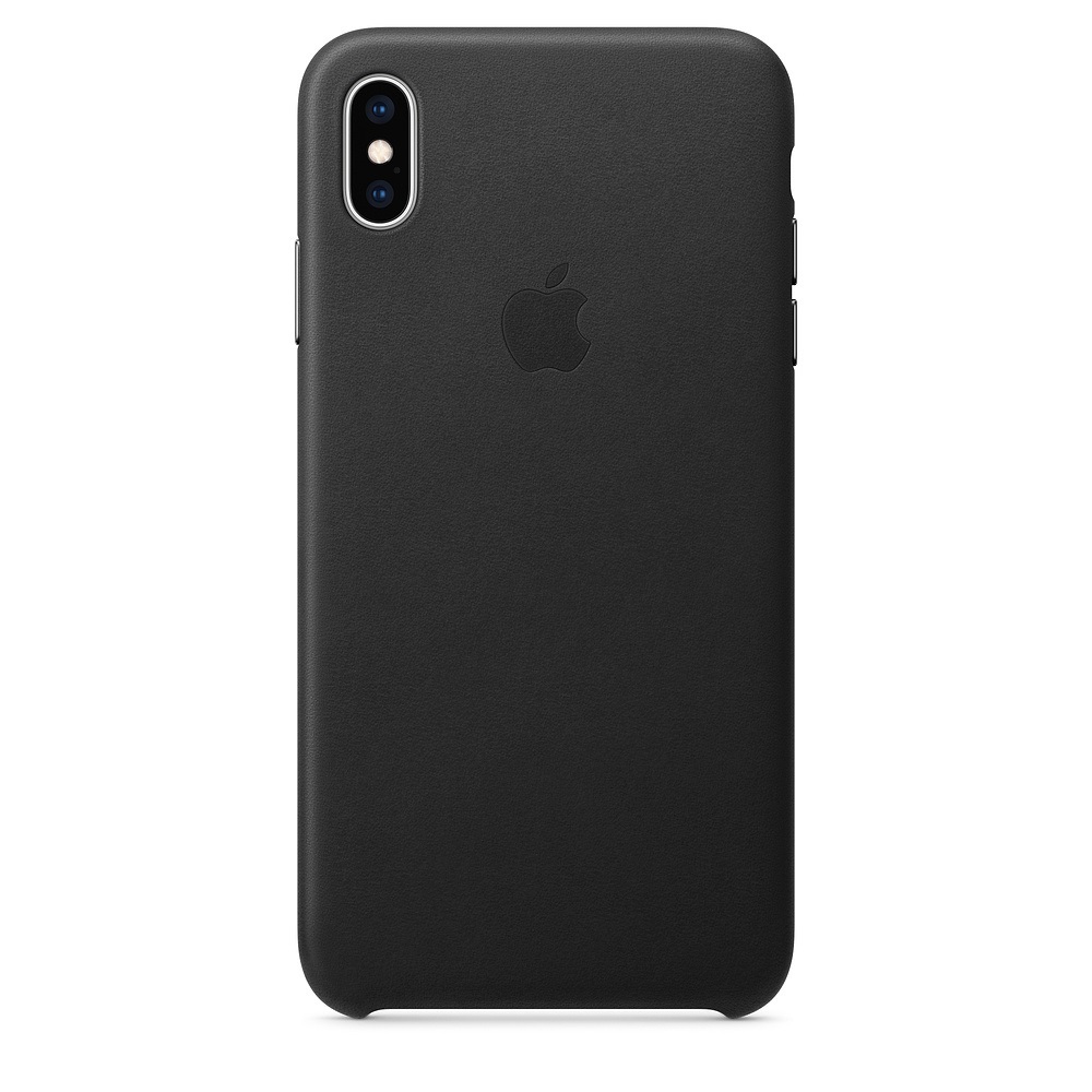 TiO.pl Eksperci Apple: Etui do iPhone Xs Max Apple Leather - czarne