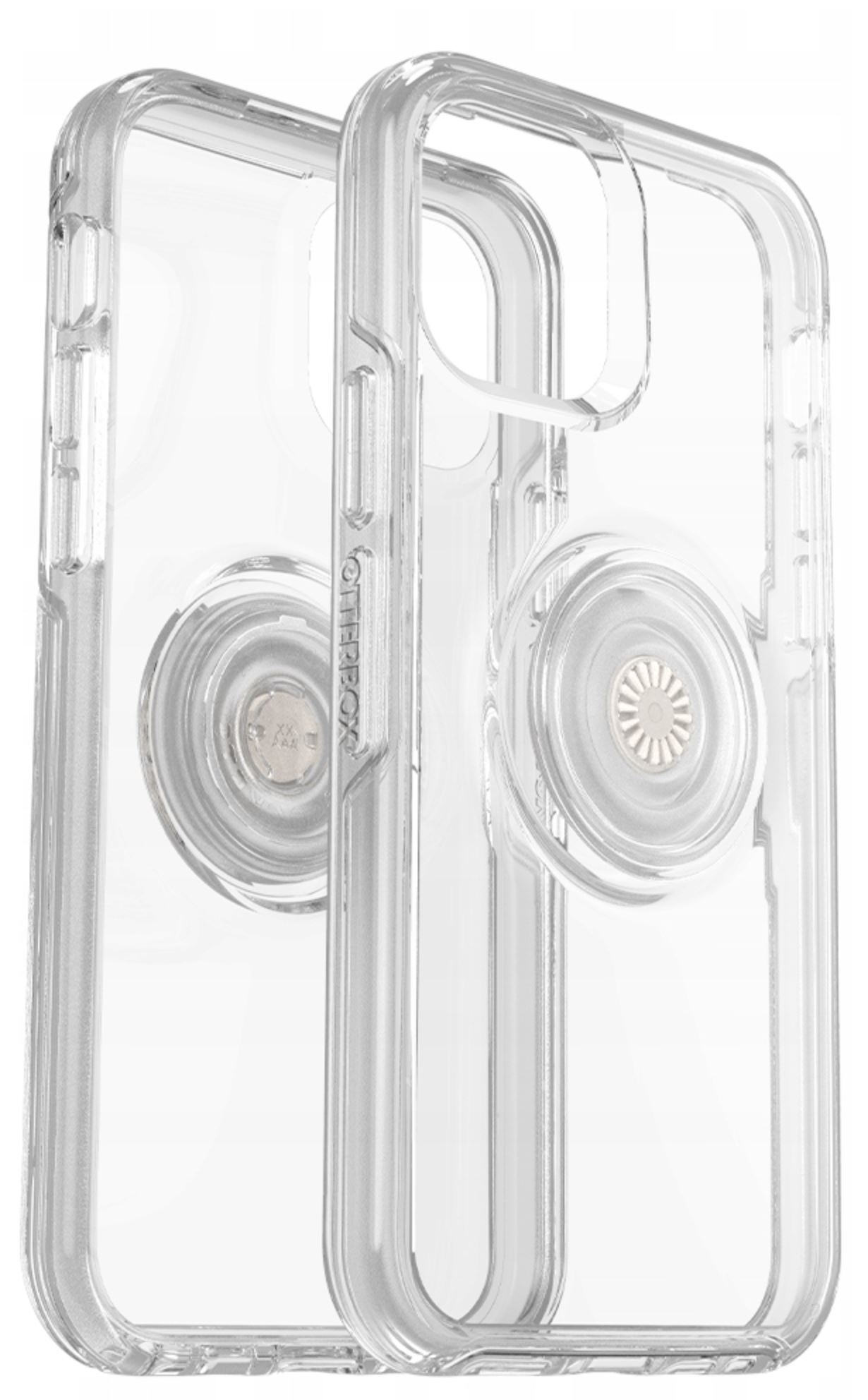 TiO.pl Eksperci Apple: Etui do iPhone 12/12 Pro OtterBox Symmetry POPSockets - Przeźroczyste