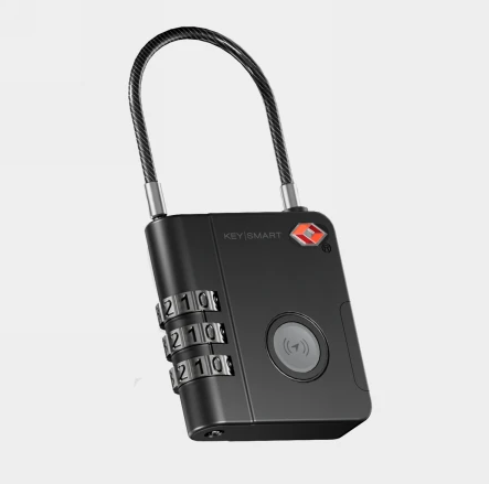 TiO.pl Eksperci Apple: Kłódka KeySmart do walizki z lokalizatorem kompatybilna z Apple Find My black
