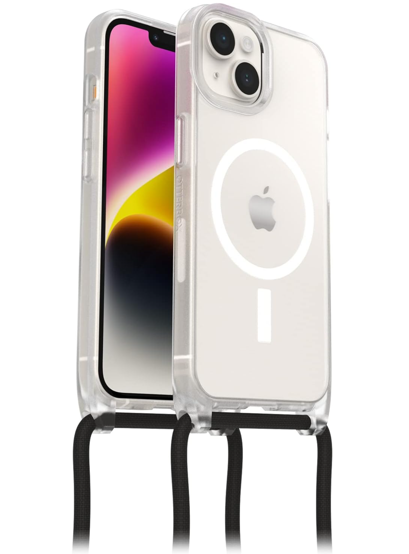TiO.pl Eksperci Apple: Etui do iPhone 14 OtterBox z paskiem MagSafe - przeźroczyste