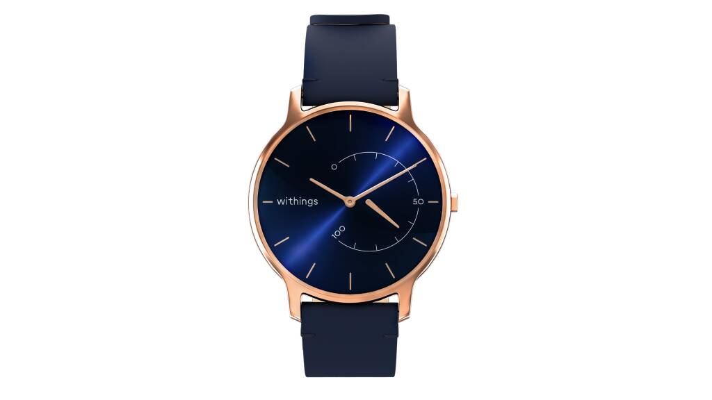 withings rose gold watch