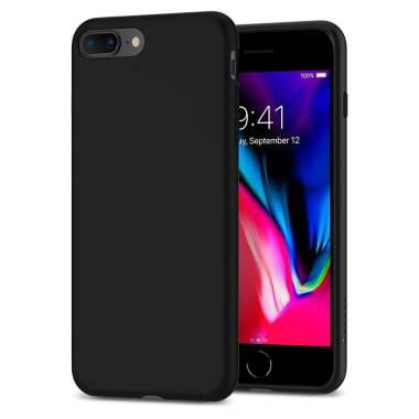 Etui do iPhone 7/8 Plus Spigen Liquid Crystal 2 Matte - czarne