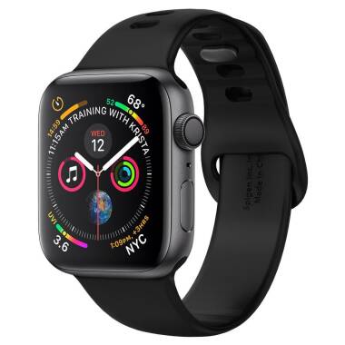 Pasek do Apple Watch 1/2/3/4/5/6/SE (42/44mm) Spigen Air Fit - czarny 