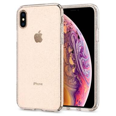 Etui do iPhone Xs/X Spigen Liquid Crystal Glitter - przezroczyste