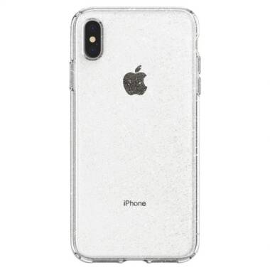 Etui do iPhone Xs Max Spigen Liquid Crystal Glitter - przeźroczyste