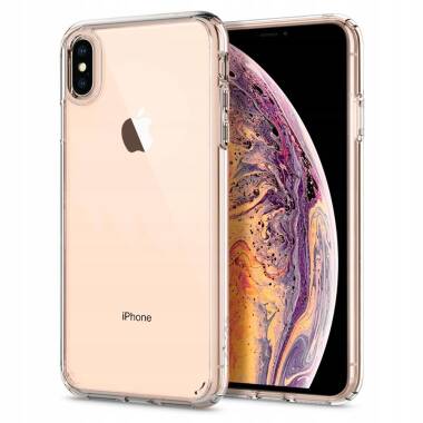 Etui do iPhone Xs Max Spigen Ultra Hybrid - przezroczyste