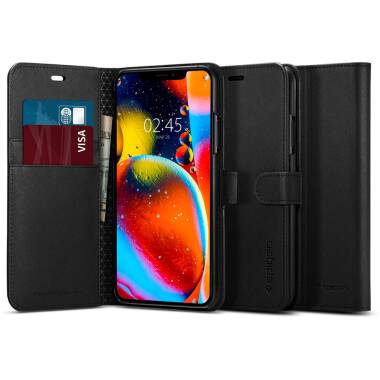 Etui do iPhone 11 Spigen Wallet - czarne 
