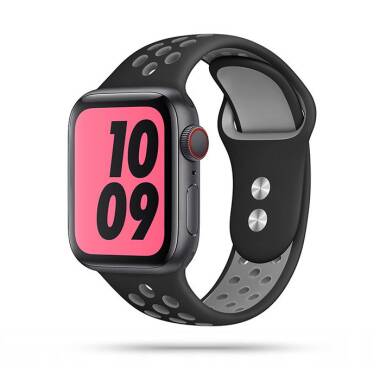 Pasek do Apple Watch 44/45/49 mm TECH-PROTECT - czarny/szary