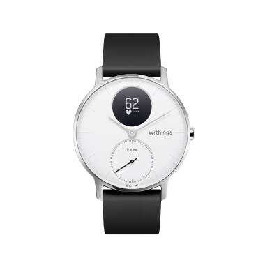 Smartwatch z pomiarem pulsu Withings Steel HR 36mm biały