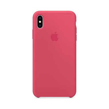 Etui do iPhone Xs Max Apple Silicone Case - Hibiscus