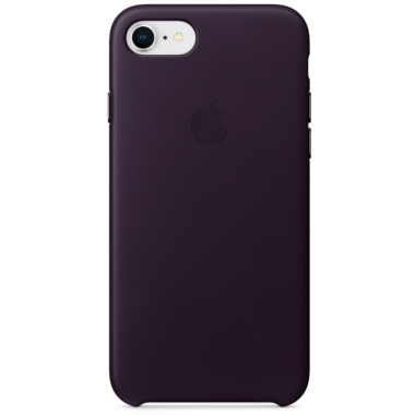 Etui do iPhone 7/8 Apple Leather Case - Dark Aubergine