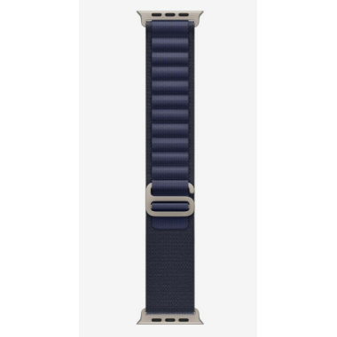 Pasek Apple watch Alpine Loop 49mm Navy - rozmiar M Natural Titanium Finish