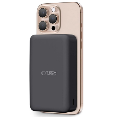 Powerbank Tech-Protect PB12 LifeMag Magnetic 20000 mAh czarny 5906302375790