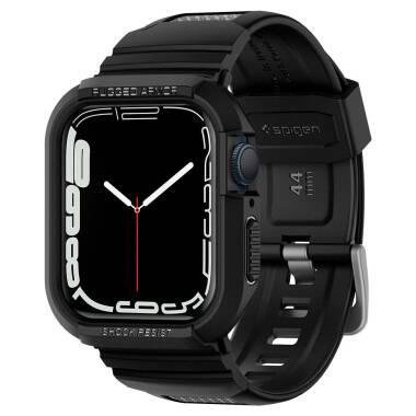 Etui do Apple Watch Spigen Rugged Armor Pro S4 44 mm - Czarne