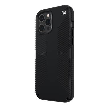 Etui iPhone 12 Pro Max z powłoką antybakteryjną Speck Presidio2 Grip - czarne 