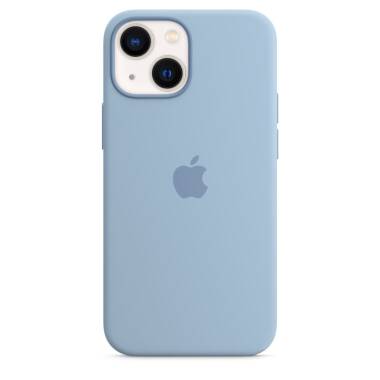 Etui do iPhone 13 mini Apple Silicone Case z MagSafe - niebieska mgła