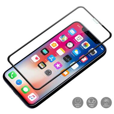 Szkło hartowane do iPhone X/Xs KMP Glass 3D Full - czarne