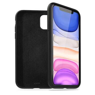Etui do iPhone 11 Pro Max KMP Premium Silicone case - czarne