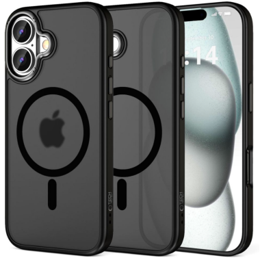 Etui do iPhone 16 Tech-Protect MagEdge MagSafe black - czarne