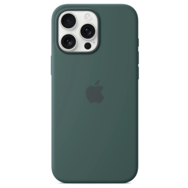 Apple Etui do iPhone 16 Pro Max Silicone Case Magsafe - Lake green