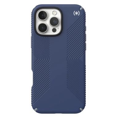 Etui do iPhone 16 Pro Max Speck Presidio2 Grip MagSafe - niebieskie