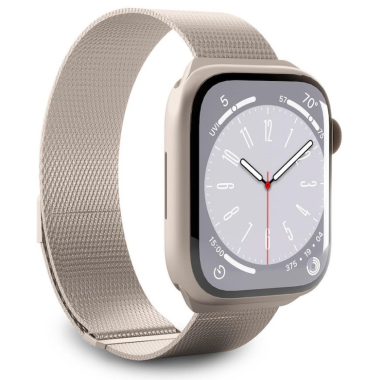 Pasek do Apple Watch 42/44/45mm Puro Milanese Magnetic Band szampański