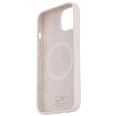 Etui do iPhone 13/14 PURO ICON Mag Cover piaskowy róż