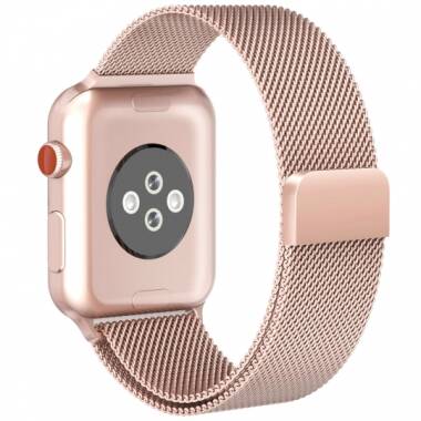 Bransoleta do Apple Watch TECH-PROTECT Milaneseband  w kolorze różowego złota 38/40/41 mm