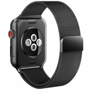 Bransoleta do Apple Watch 42/44/45/49 mm TECH-PROTECT Milaneseband  - czarna