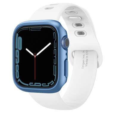Etui do Apple Watch 45mm Spigen Thin Fit - niebieskie 