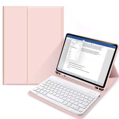  Etui do iPad Air 10,9  Tech-Protect SC różowe + klawiatura 