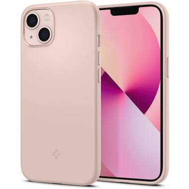 Etui do iPhone 13 Spigen Silicone Fit - różowe 