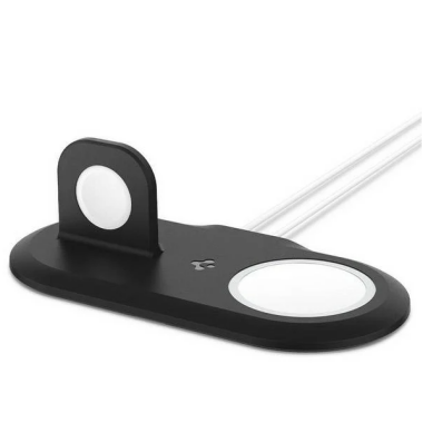 Stacja dokująca do Apple Watch oraz iPhone Spigen - czarna