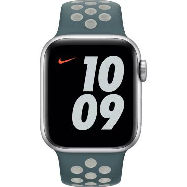 Pasek do Apple Watch 38/40/41 mm silikonowy Nike+ - Hasta/Light Silver