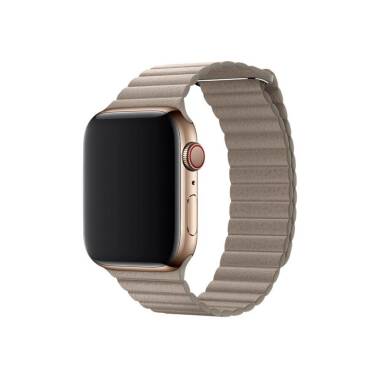 Opaska skórzana do Apple Watch 42/44mm w kolorze piaskowca M