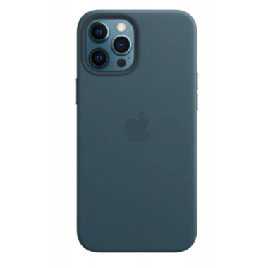 Etui iPhone 12/12 Pro Apple Leather Case z MagSafe - Bałtycki błekit 