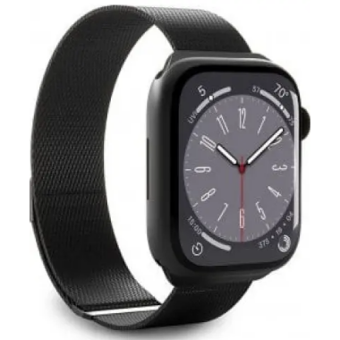 Pasek do Apple Watch 38/40/41mm Puro Milanese Magnetic Band - czarny