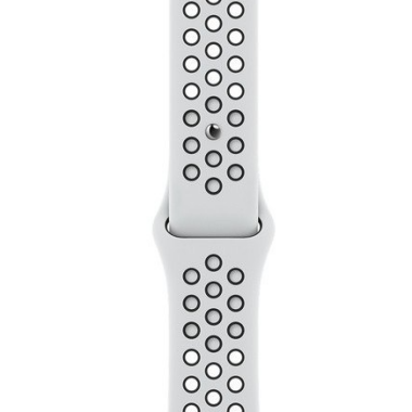 Apple pasek sportowy Nike 45 w kolorze Pure Platinum/Black biało-czarne