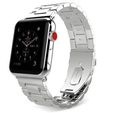 Bransoleta do Apple Watch 42/44/45/49 mm TECH-PROTECT Stainless -srebrna