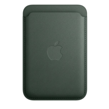 Portfel Apple z tkaniny FineWoven z MagSafe do iPhonea Find My - wieczna zieleń