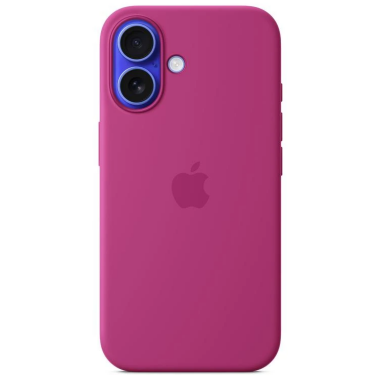 Apple Etui do iPhone 16 Silicone MagSafe Fuchsia - fioletowe