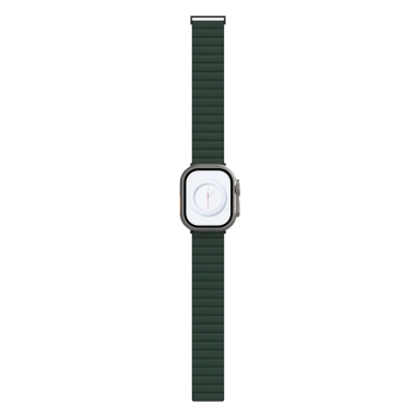 Pasek do Apple Watch 42-49MM JCPAL FlexDuo - Czarny/Ciemno zielony