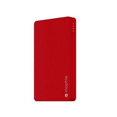 Powerbank Mophie Powerstation 5050 mAh ze złączem Lightning - czerwony