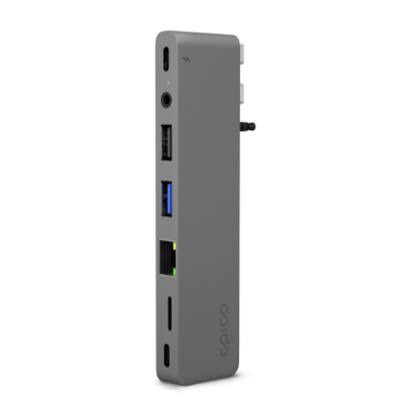 Przejściówka Epico USB-C Hub Pro III - szara