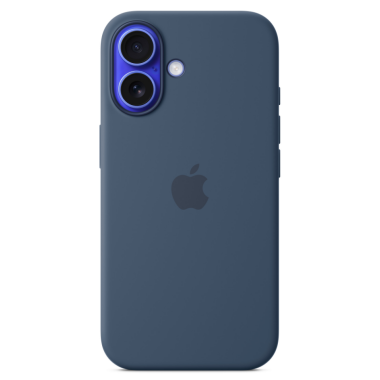 Apple Etui do iPhone 16 Silicone MagSafe - Denim