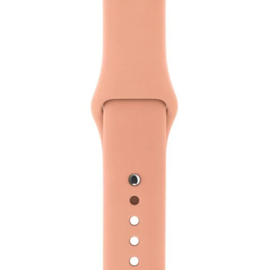 Apple Pasek 44 silikonowy w kolorze brzoskwiniowym S/M/L
