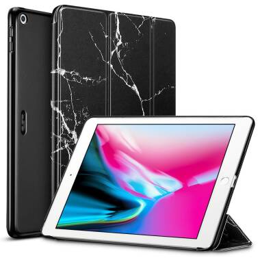 Etui do iPad 2018/2017 ESR Marble - czarne